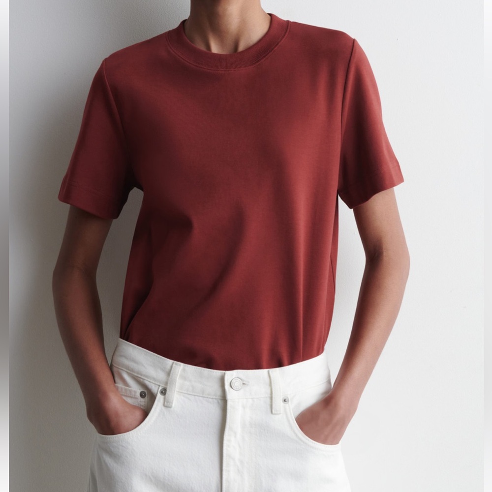 COS Clean Cut Regular T Shirt - size S